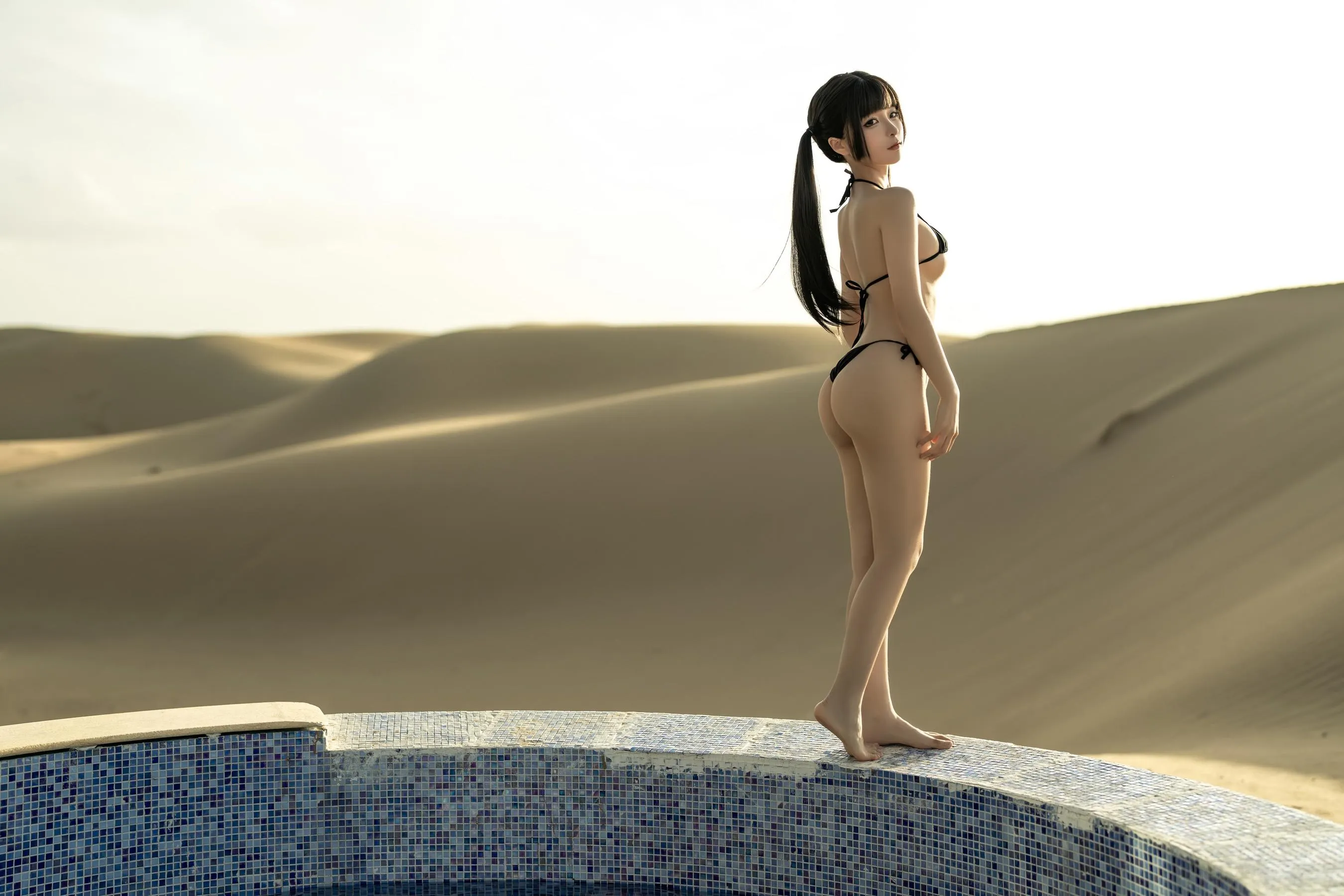 蠢沫沫 – NO.242 沙漠比基尼 [14P]插图1
